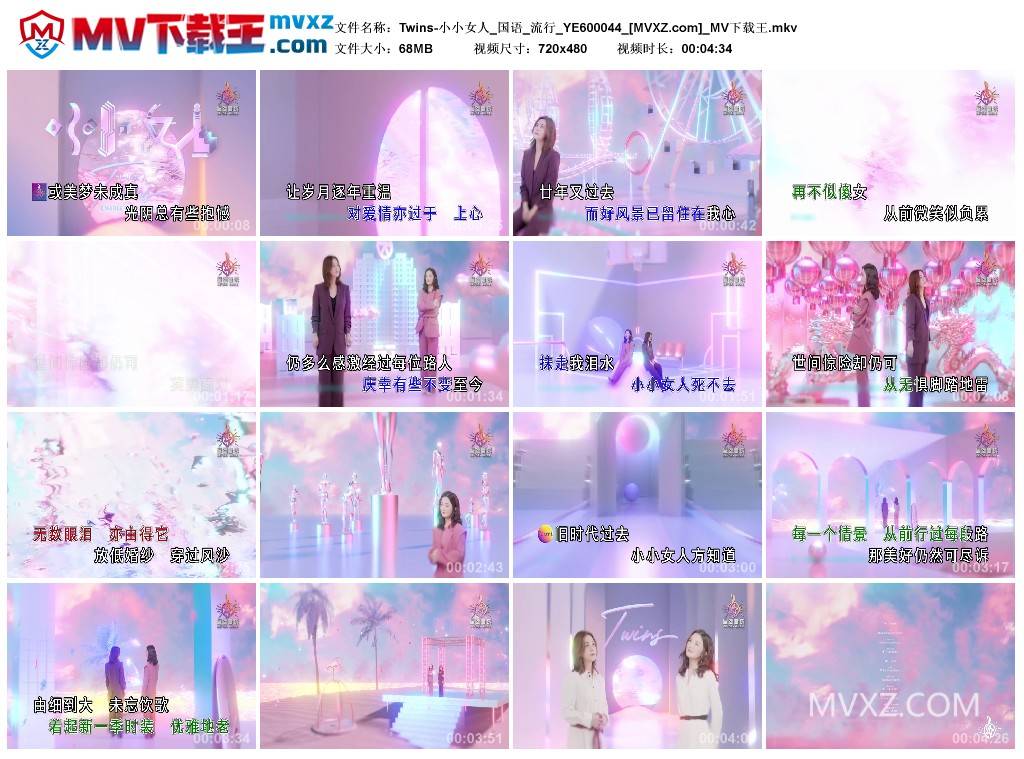 Twins-小小女人_国语_流行_YE600044